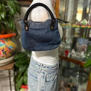 Y2k mary kate and ashley denim mini purse